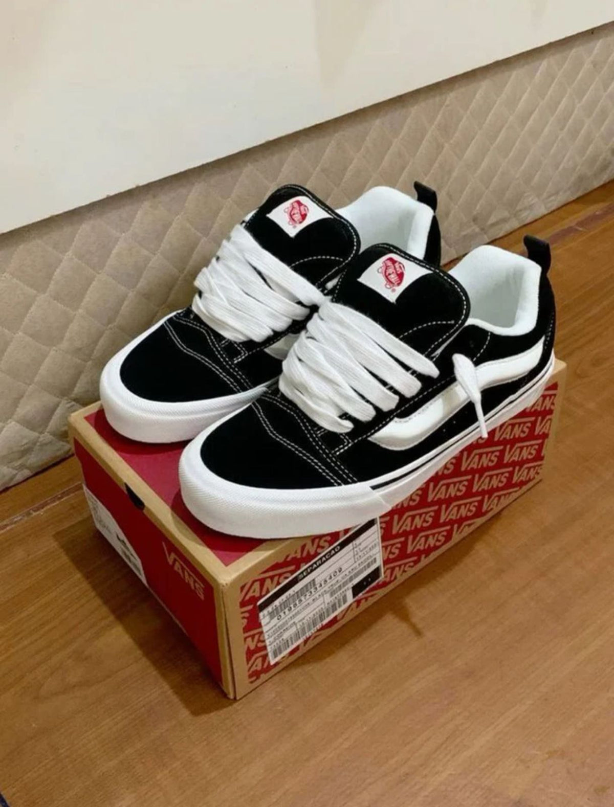 Vans Kun Skool Black White