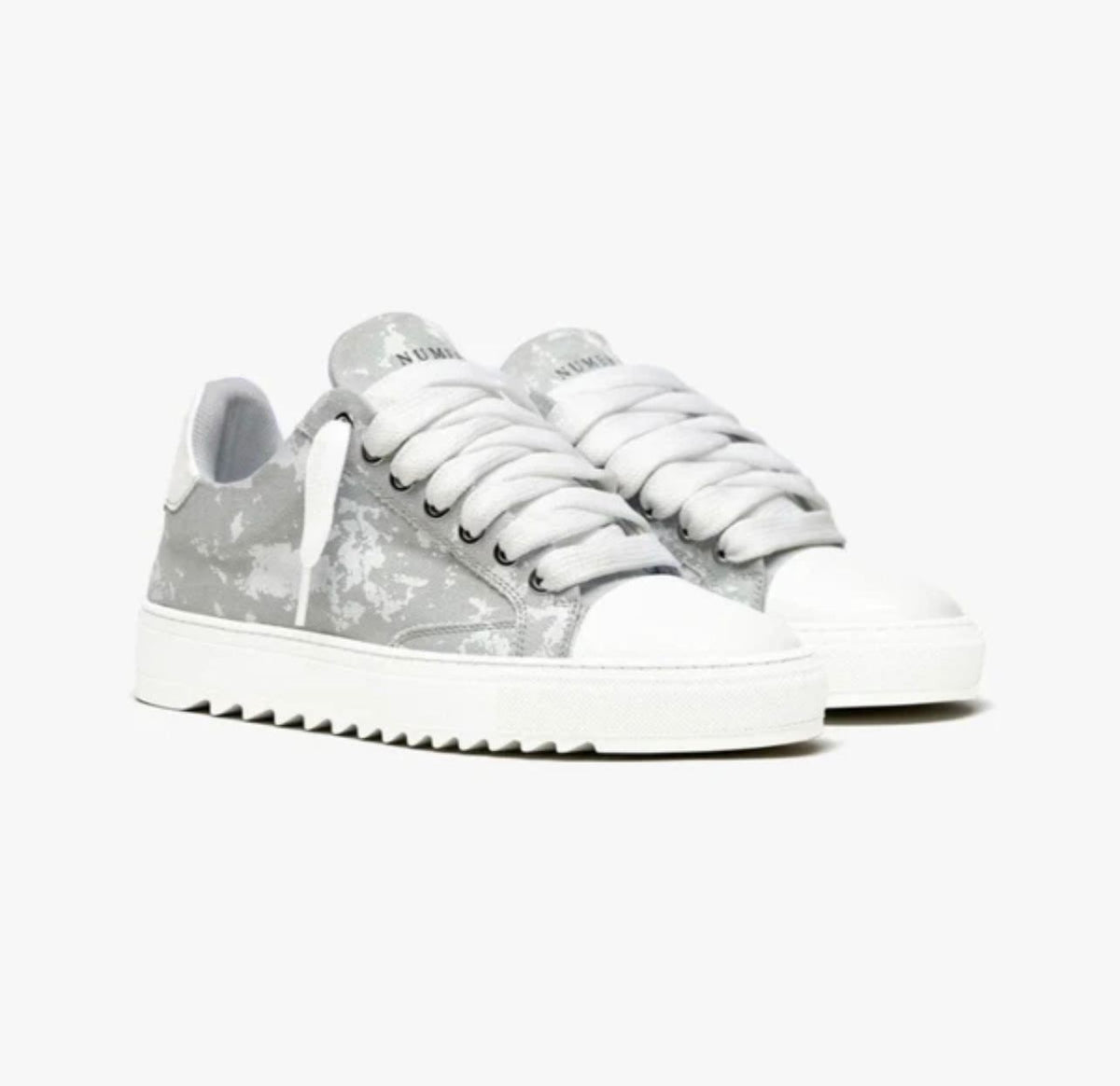 NUMERIS Men's White Atelier Trainers