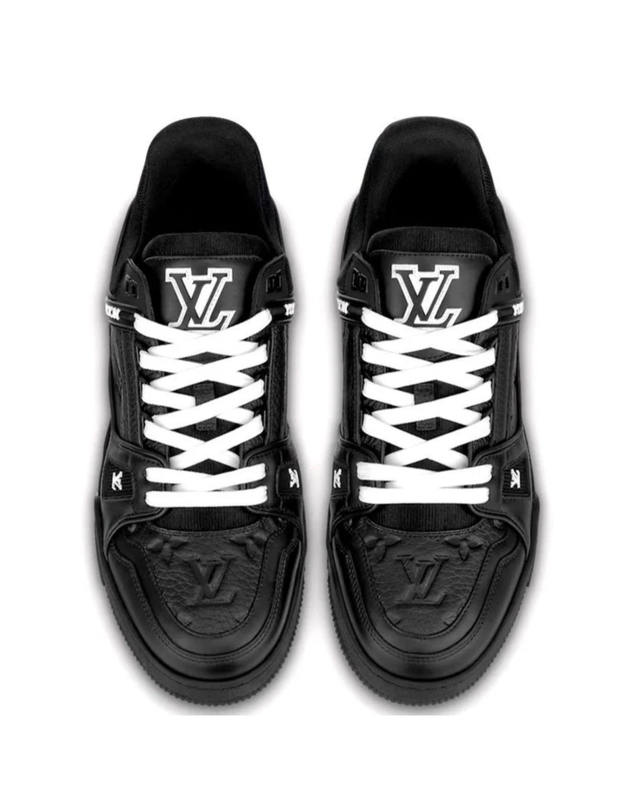 Louis Vuitton Trainer Black Embossed Monogram