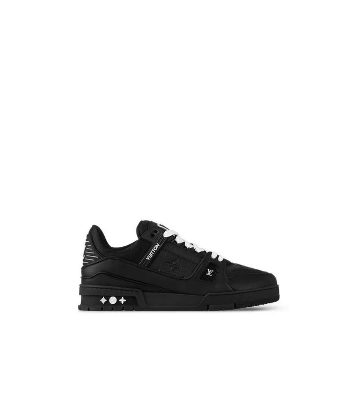 Louis Vuitton Trainer Black Embossed Monogram
