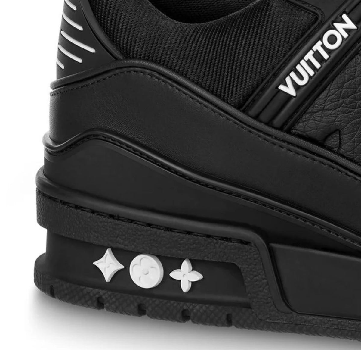 Louis Vuitton Trainer Black Embossed Monogram